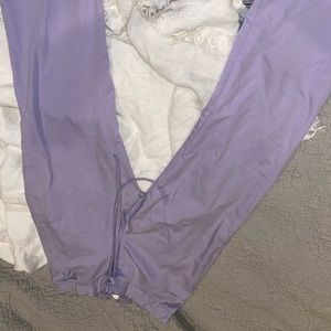 Purple Greys anatomy scrub pants